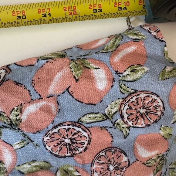 Everly Ace the Dress in Sky Lemons Citrus Blue Sz M A-line - Picture 11 of 12